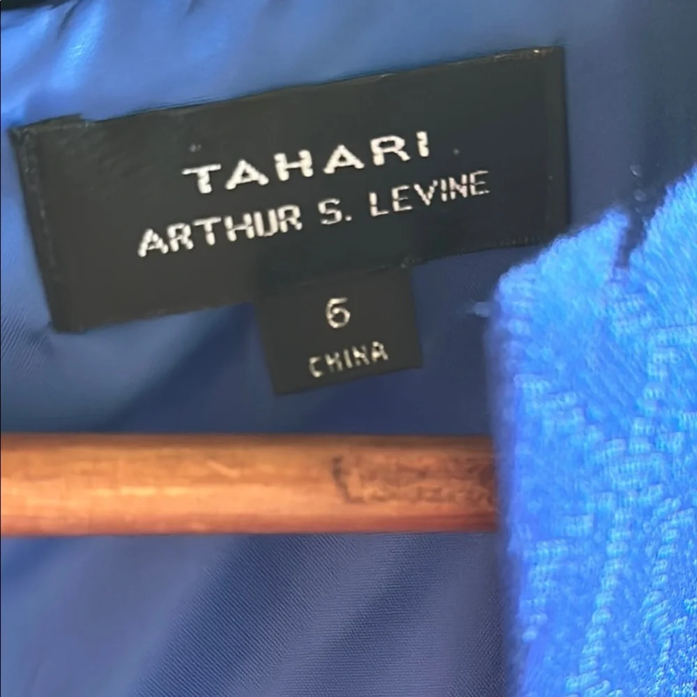 Tahari ASL Blue Midi Dress - Picture 3 of 9